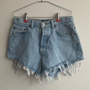 Vintage Gap High Waisted Jean Shorts, Fits 6-8